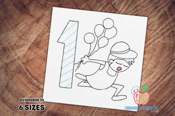 1st Birthday Balloon Boy: A Business-Friendly Embroidery Review