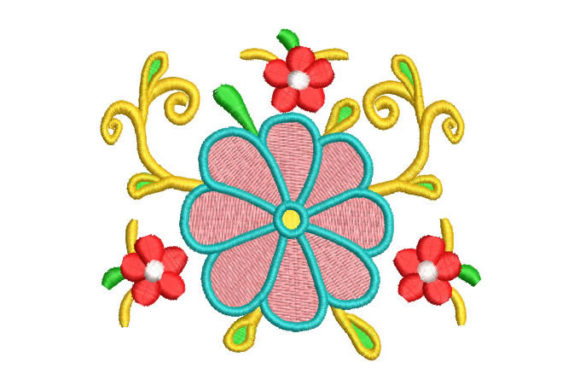 A Designer's Review of the Colorful Flower Decoration Embroidery