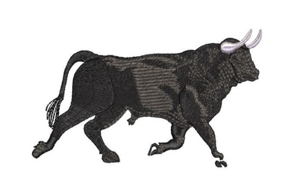 A Designer's Review: The Black Bull Embroidery Design for Personalized Gifts