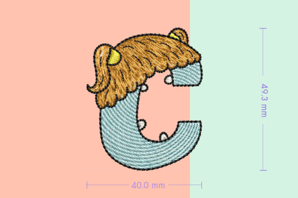 A Monster Letter C Design for Sweet & Scary Personalized Gifts