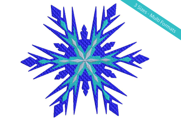 A Snowflake Embroidery Perfect for Winter Markets