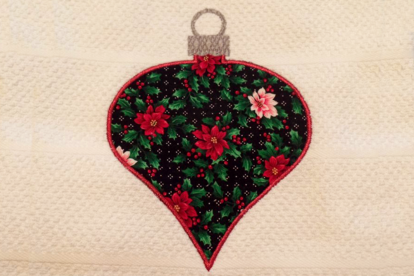 An Embroidery Designer's Take on the Glass Onion Christmas Ornament