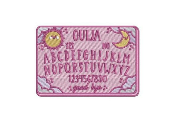 Cute Ouija Board Embroidery: A Halloween Designer's Review