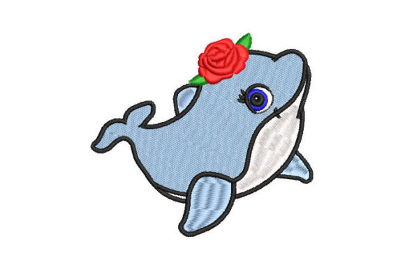 Dolphin with Rose Embroidery Design: A Designer's Review