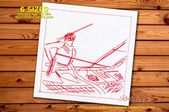 Fisherman on Wooden Boat: A Perfect Seasonal Gift Design