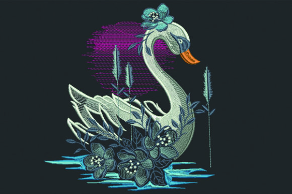 Swan Embroidery Design: A Craft Fair Seller’s Review