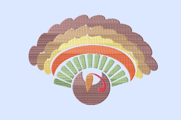 Turkey Big Gut: A Cozy Thanksgiving Embroidery Design