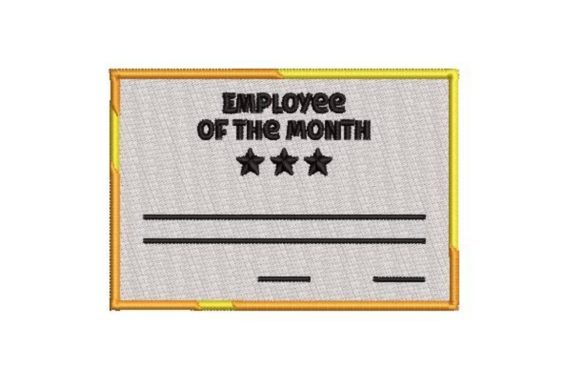 Why Employee of the Month Certificate Embroidery Works for Crafters
